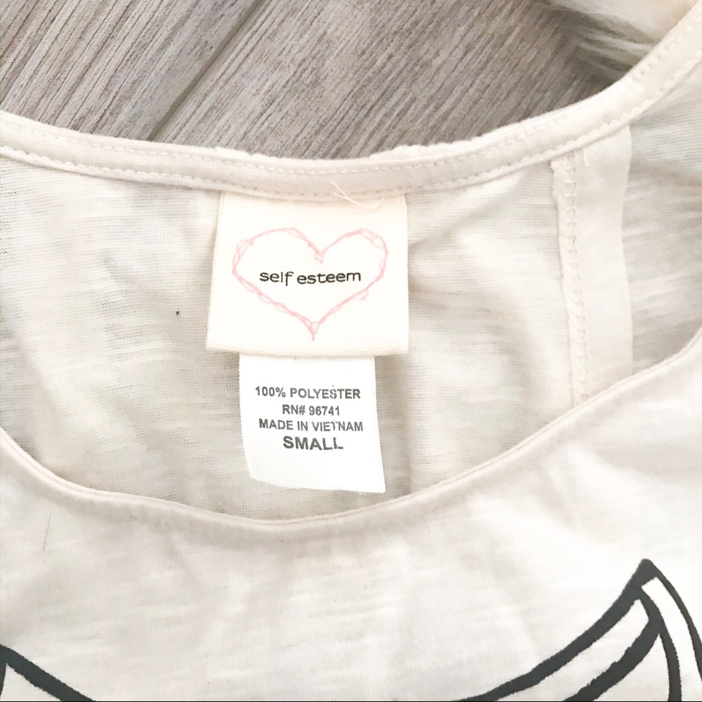 4 for $25 Self Esteem | owl tank top - Picture 2 of 6